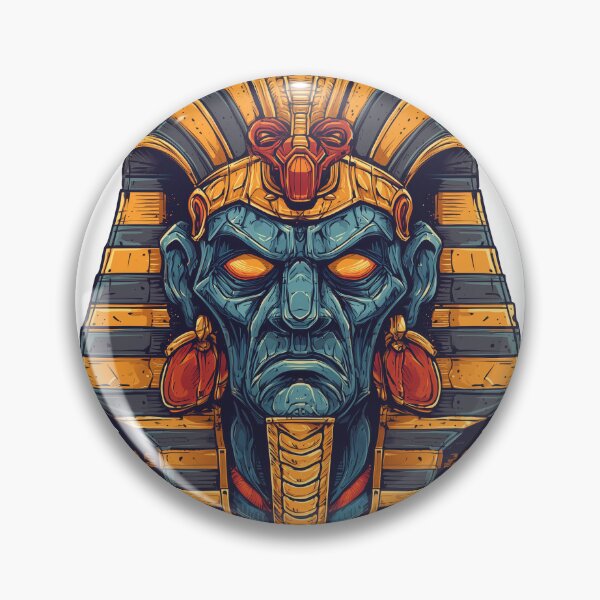 Item preview, Pharaoh head illustration designed and sold by robyeyedropy.
