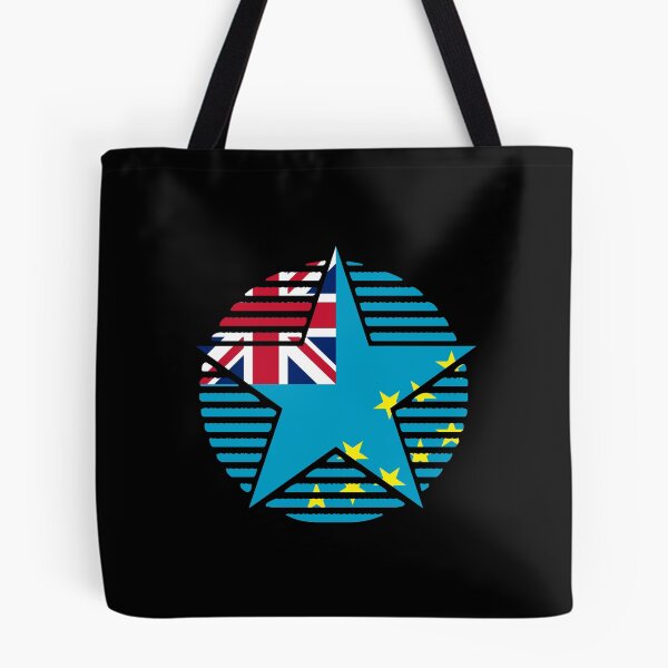 Item preview, Retro Tuvalu Flag Star TV designed and sold by shitpostee.