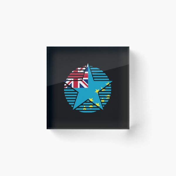 Item preview, Retro Tuvalu Flag Star TV designed and sold by shitpostee.