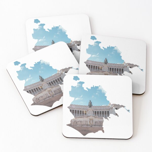 Item preview, Rome Map Victor Emmanuel II Monument Altare della Patria Silhouette designed and sold by Maroan93.
