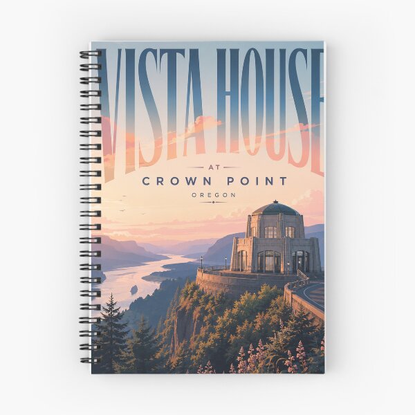 Item preview, Vista House at Crown Point above Columbia River Gorge Oregon designed and sold by Places On Earth.