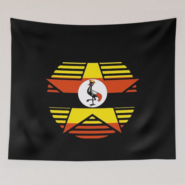 Item preview, Retro Uganda Flag Star UG designed and sold by shitpostee.