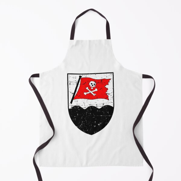 Item preview, Kriegsmarine U-Boat U-189 - Red Pirate Flag - Grunge Style designed and sold by Xitlal-yEgxchu.