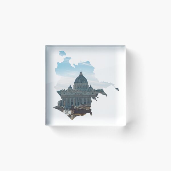 Item preview, Rome Map St Peters Basilica Vatican Dome Architecture Silhouette designed and sold by Maroan93.