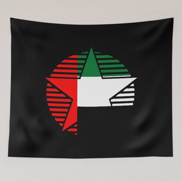 Item preview, Retro United Arab Emirates Flag Star AE designed and sold by shitpostee.