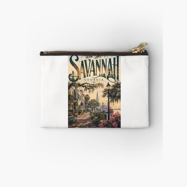 Item preview, Savannah Georgia Historic District with River Street and Southern Landmarks designed and sold by Places On Earth.