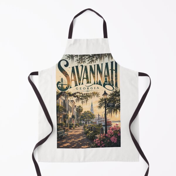 Item preview, Savannah Georgia Historic District with River Street and Southern Landmarks designed and sold by Places On Earth.