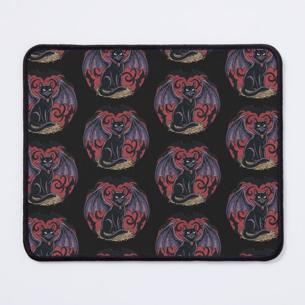 Item preview, Vampire Bat Cat Winged Black Cat Halloween designed and sold by MewSpooky.