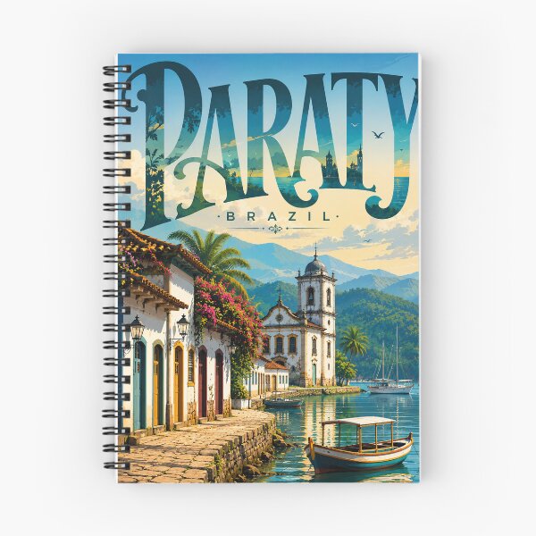 Item preview, Paraty Brazil Colonial Waterfront with Costa Verde and Serra da Bocaina designed and sold by Places On Earth.