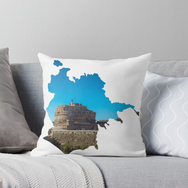 Item preview, Rome Map Castel Sant Angelo Fortress Architecture Silhouette designed and sold by Maroan93.