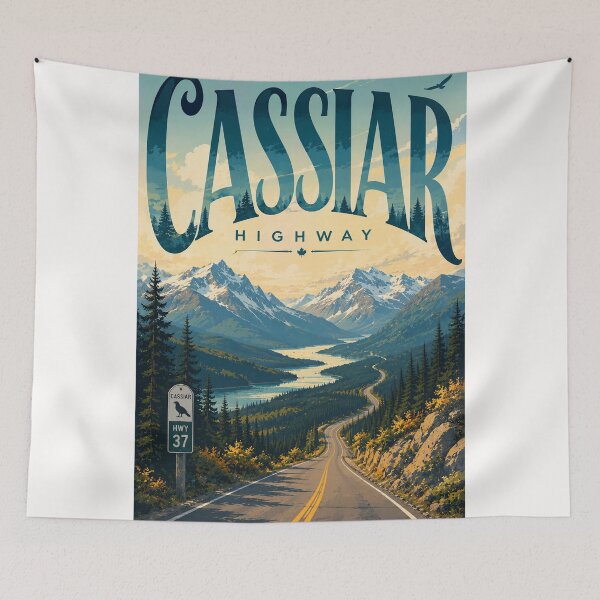 Item preview, Cassiar Highway 37 Through Northern British Columbia Mountain Wilderness designed and sold by Places On Earth.