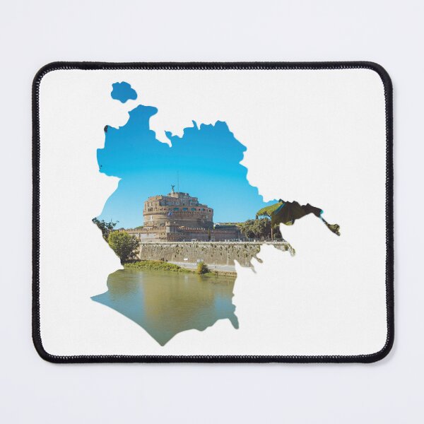 Item preview, Rome Map Castel Sant Angelo Fortress Architecture Silhouette V2 designed and sold by Maroan93.