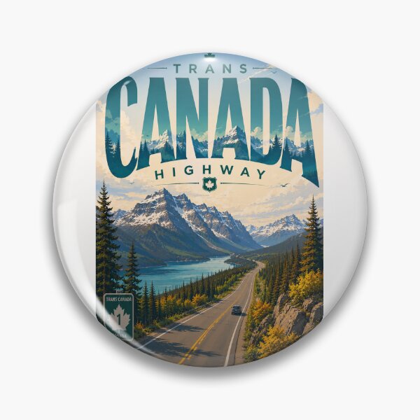 Item preview, Trans Canada Highway Through Canadian Rockies and Alpine Lakes designed and sold by Places On Earth.