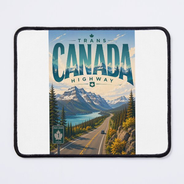 Item preview, Trans Canada Highway Through Canadian Rockies and Alpine Lakes designed and sold by Places On Earth.