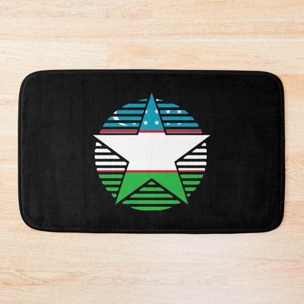Item preview, Retro Uzbekistan Flag Star UZ designed and sold by shitpostee.