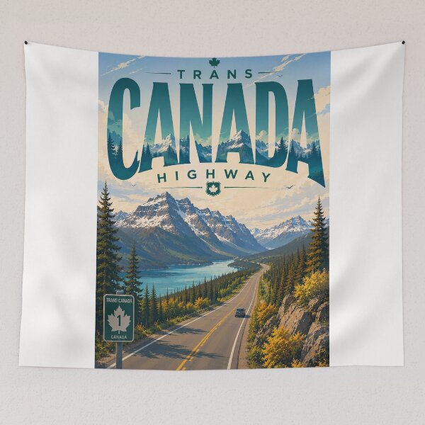 Item preview, Trans Canada Highway Through Canadian Rockies and Alpine Lakes designed and sold by Places On Earth.