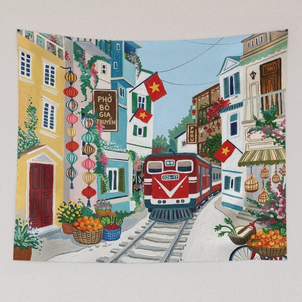 Item preview, Hanoi, Vietnam designed and sold by POSTERIOCREW.