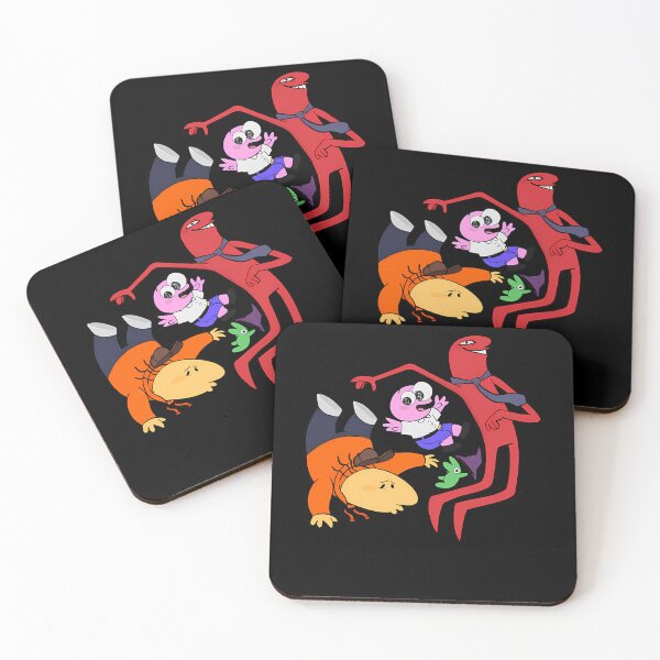 Item preview, Smiling Friends Characters Falling Cartoon designed and sold by suharshaka.