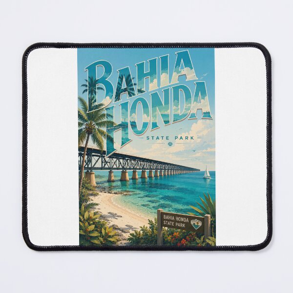 Item preview, Bahia Honda State Park and Florida Keys Overseas Bridge designed and sold by Places On Earth.