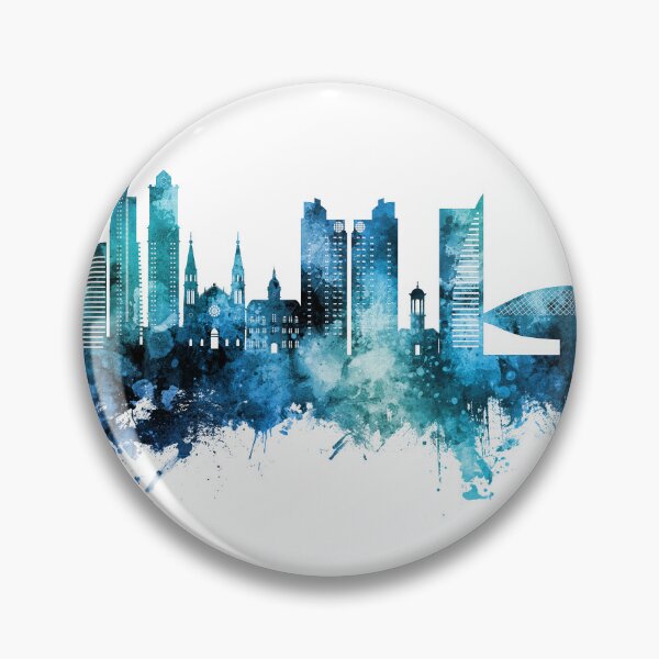 Item preview, Curitiba Skyline Brazil designed and sold by ArtPrints.