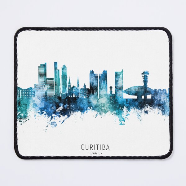 Item preview, Curitiba Skyline Brazil designed and sold by ArtPrints.