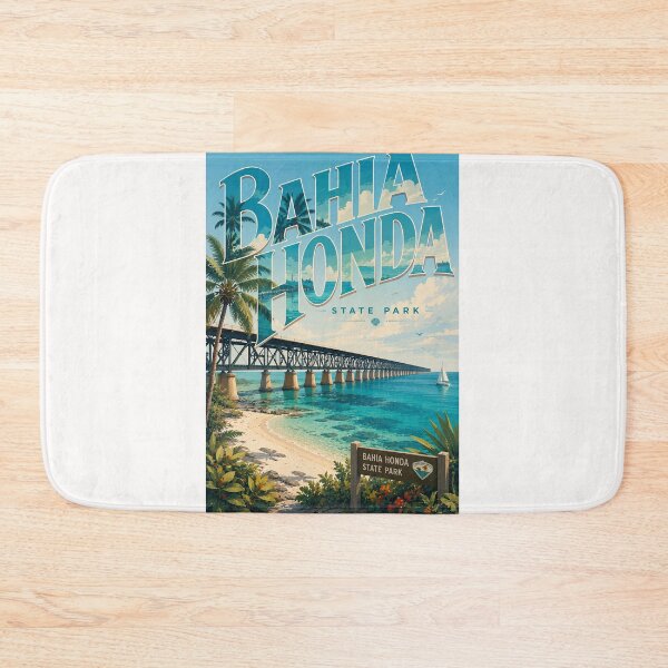 Item preview, Bahia Honda State Park and Florida Keys Overseas Bridge designed and sold by Places On Earth.