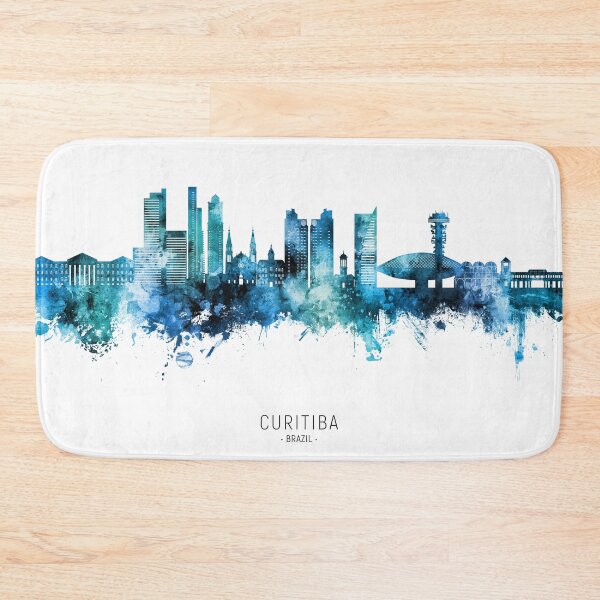 Item preview, Curitiba Skyline Brazil designed and sold by ArtPrints.