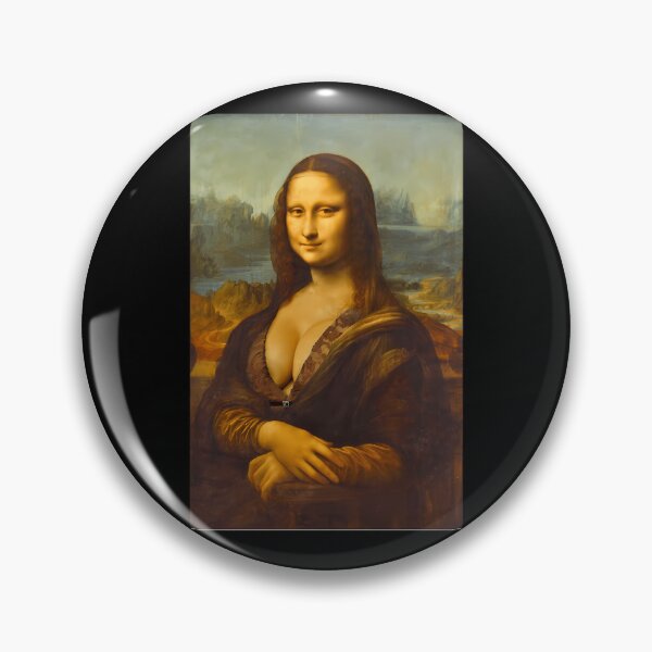 Item preview, Renaissance Masterpiece Cleavage Parody Poster designed and sold by FLARE.