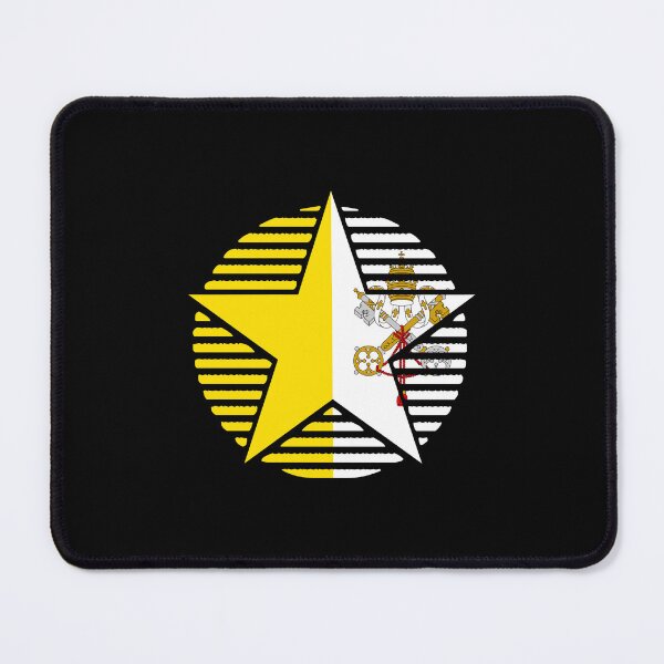 Item preview, Retro Vatican City Flag Star VA designed and sold by shitpostee.