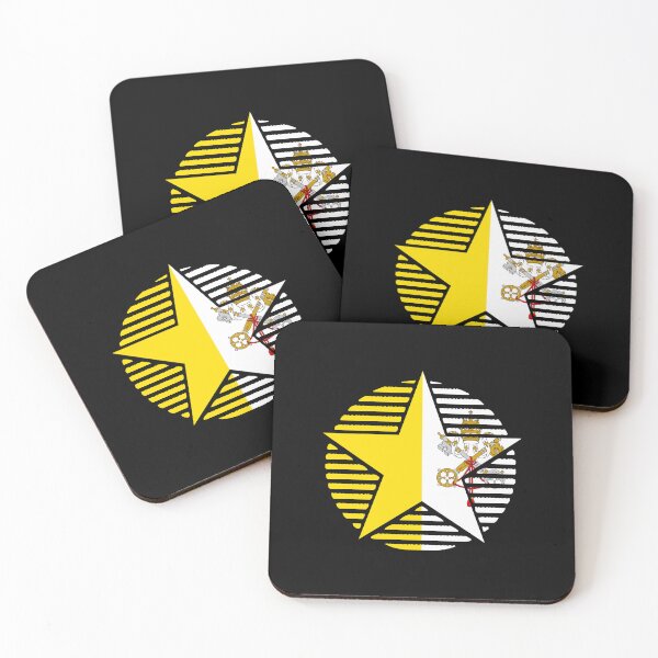 Item preview, Retro Vatican City Flag Star VA designed and sold by shitpostee.