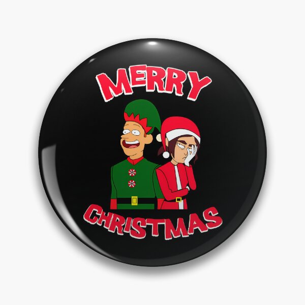 Item preview, Inside Job Netflix Merry Christmas Reagen And Brett Ugly designed and sold by BlackStar2077.