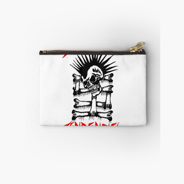 Item preview, Red Typography Thrash Metal Band designed and sold by FolkVibeShop.