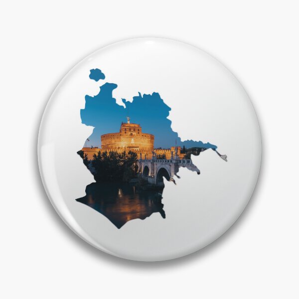 Item preview, Rome Map Castel Sant Angelo Fortress Architecture Silhouette V4 designed and sold by Maroan93.