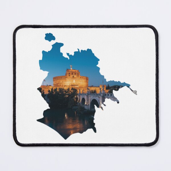 Item preview, Rome Map Castel Sant Angelo Fortress Architecture Silhouette V4 designed and sold by Maroan93.