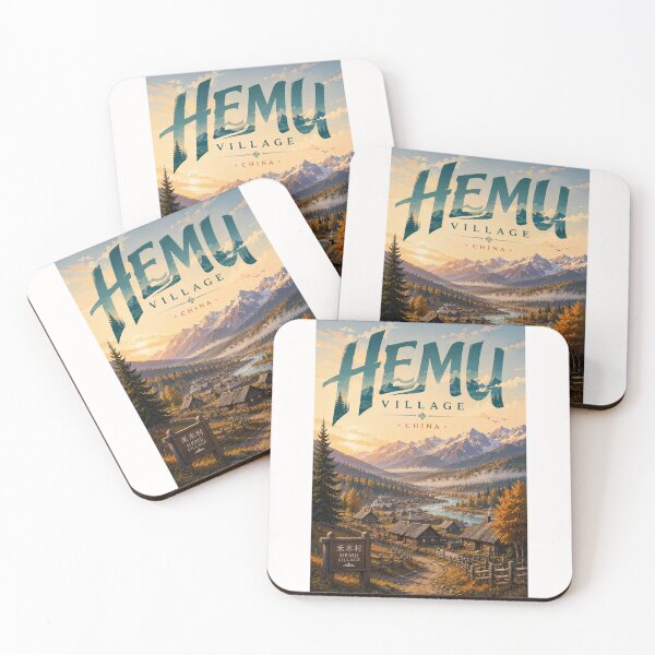 Item preview, Hemu Village Beneath Altai Mountains in Xinjiang China designed and sold by Places On Earth.