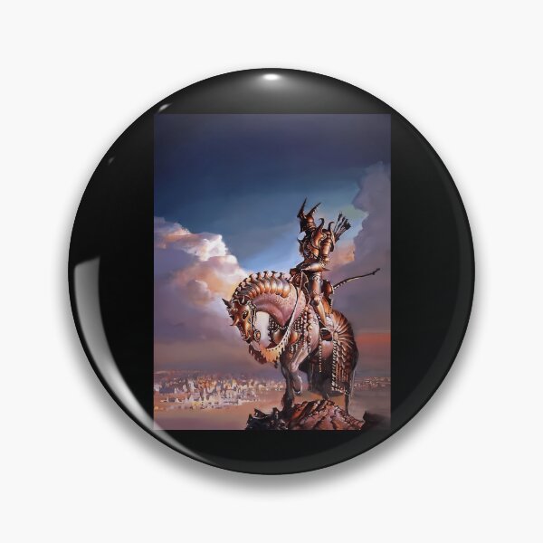 Item preview, Armored Knight Riding Decorated Horse Sunset designed and sold by Kunee Shop.