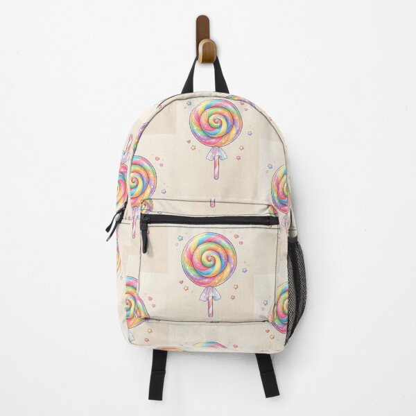 Item preview, Cute Rainbow Swirl Lollipop Candy Sweet Aesthetic Art designed and sold by abrar403.