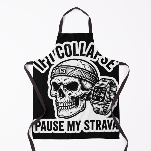 Item preview, If I Collapse Pause My Strava Running Funny Runner GPS Smartwatch designed and sold by OLLI_STORE.