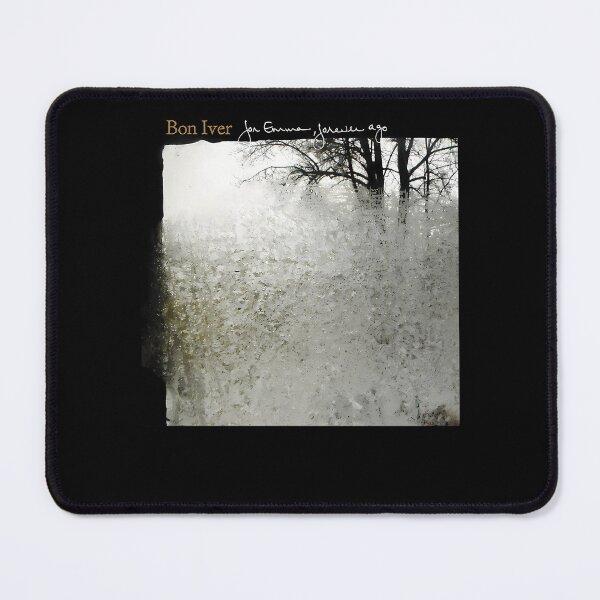 Item preview, Winter Frost Window Snowy Forest Cover Poster designed and sold by FLARE.