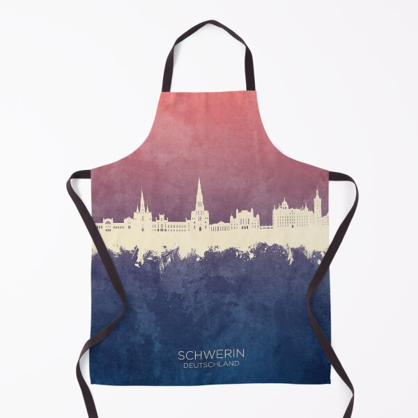 Item preview, Schwerin Germany Skyline designed and sold by ArtPrints.