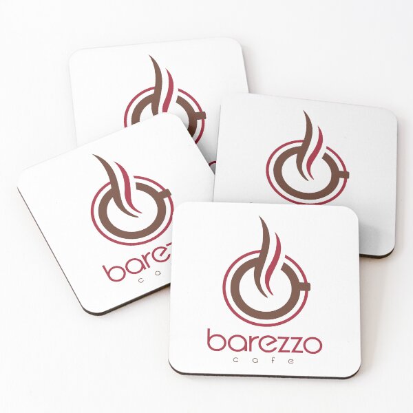 Item preview, Cafe Barezzo Steaming Coffee Cup Icon Logo designed and sold by mokiregtrea.