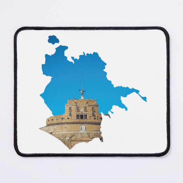 Item preview, Rome Map Castel Sant Angelo Fortress Architecture Silhouette V3 designed and sold by Maroan93.