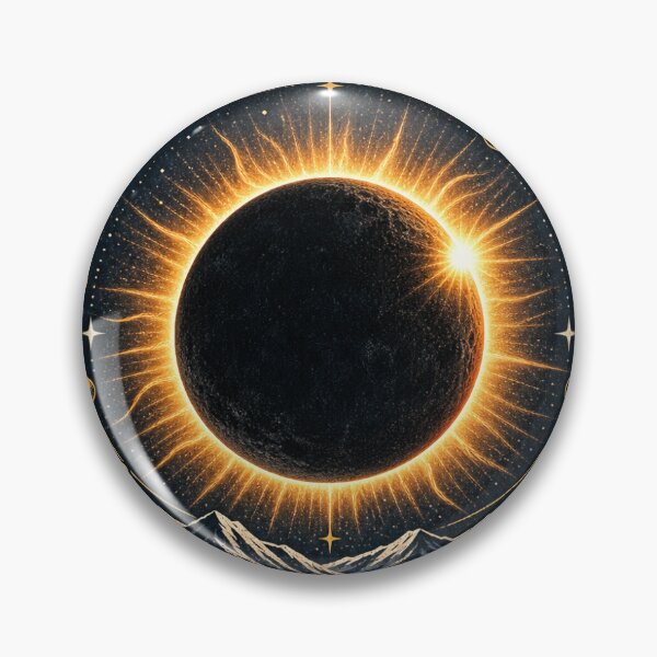 Item preview, Total Solar Eclipse 2026 Vintage Astronomy Design designed and sold by FunPurchase.