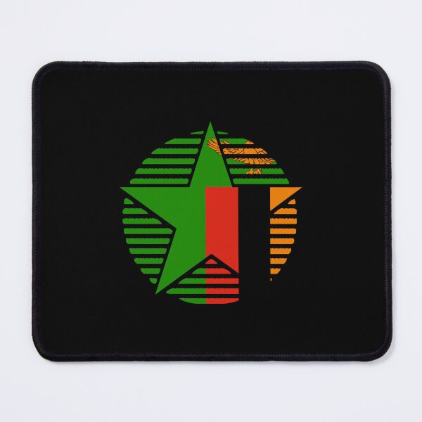 Item preview, Retro Zambia Flag Star ZM designed and sold by shitpostee.