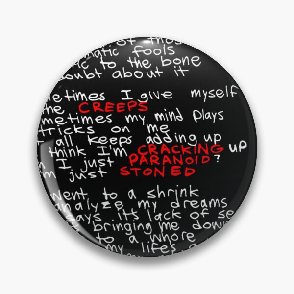 Item preview, Typography Pop Punk Band Lyrics designed and sold by SolaceDraft.