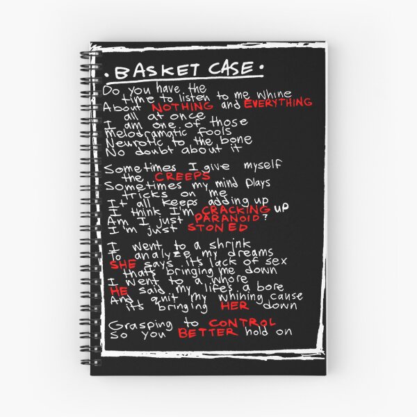 Item preview, Typography Pop Punk Band Lyrics designed and sold by SolaceDraft.