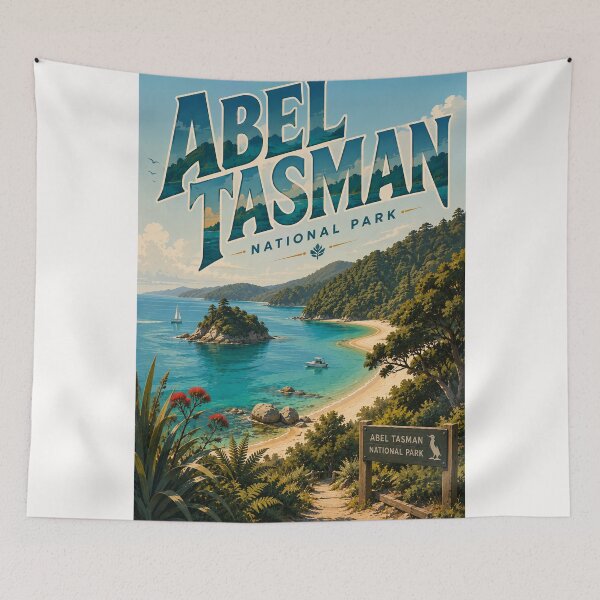 Item preview, Abel Tasman National Park Coastline in Tasman New Zealand designed and sold by Places On Earth.