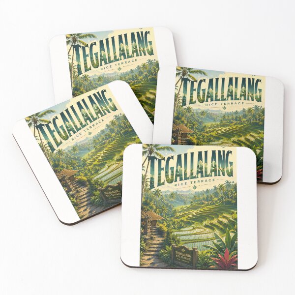 Item preview, Tegallalang Rice Terraces Near Ubud in Bali Indonesia designed and sold by Places On Earth.