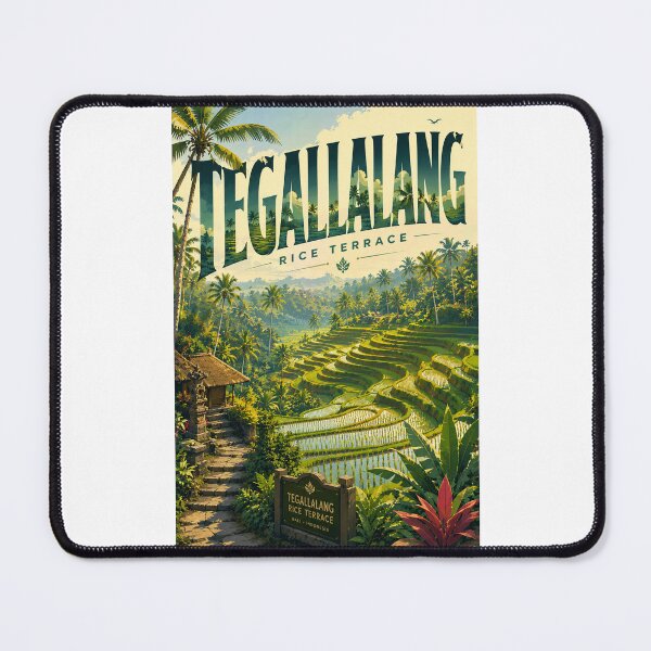 Item preview, Tegallalang Rice Terraces Near Ubud in Bali Indonesia designed and sold by Places On Earth.