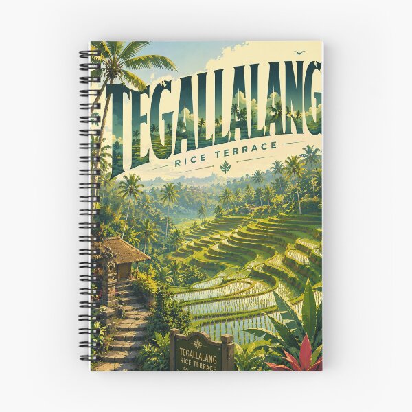 Item preview, Tegallalang Rice Terraces Near Ubud in Bali Indonesia designed and sold by Places On Earth.